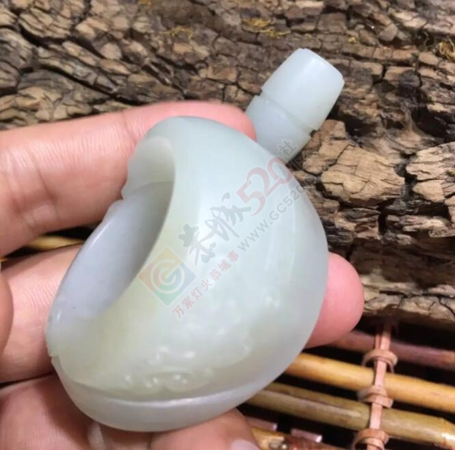 出手和田籽料貔貅扳指把件343 / 作者:月落风 / 帖子ID:177904