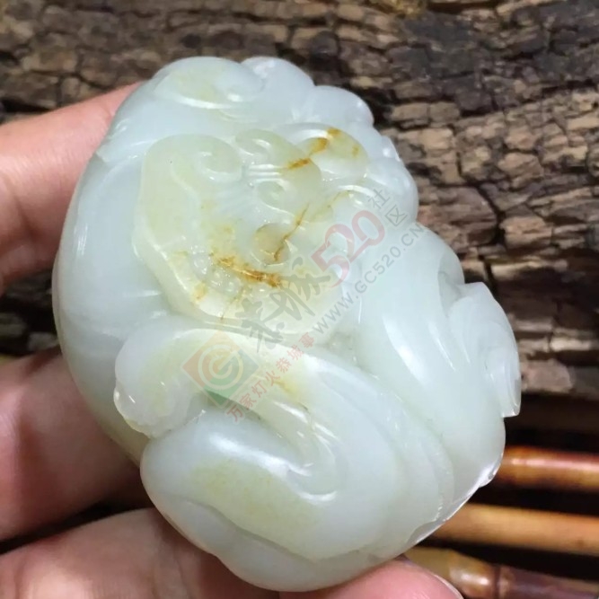 出手和田玉籽料貔貅把件499 / 作者:月落风 / 帖子ID:177986