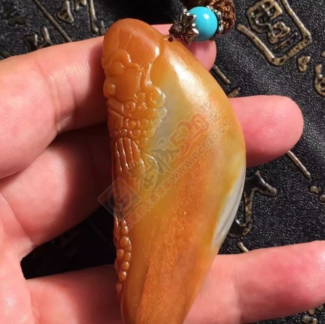 出手和田玉红沁皮独籽达摩584 / 作者:月落风 / 帖子ID:178414