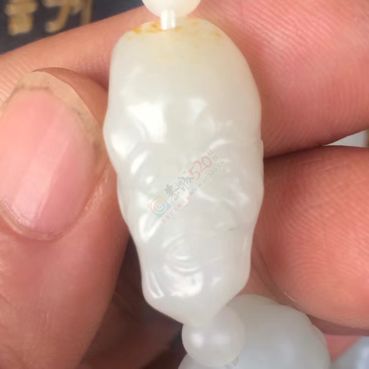 新疆和田玉籽料罗汉手串978 / 作者:晚霞行千里 / 帖子ID:191302