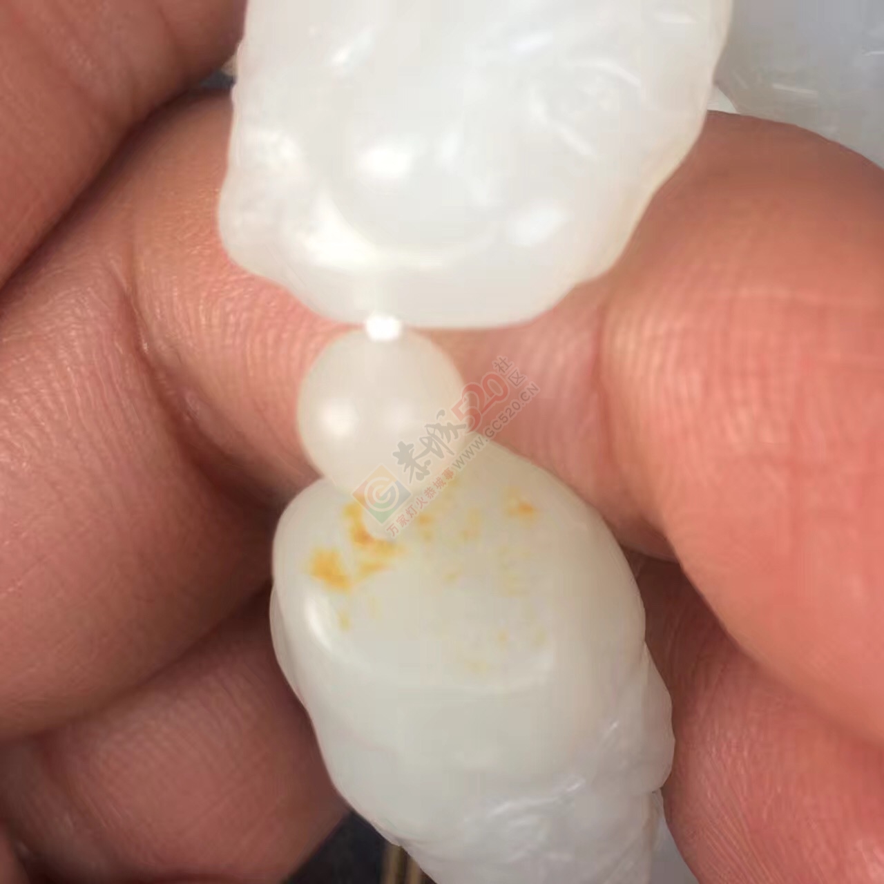 新疆和田玉籽料罗汉手串380 / 作者:晚霞行千里 / 帖子ID:191302