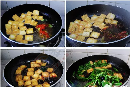 【韭菜烧豆腐】春天多吃这种菜，免疫力提高少生病229 / 作者:绎苒 / 帖子ID:192659
