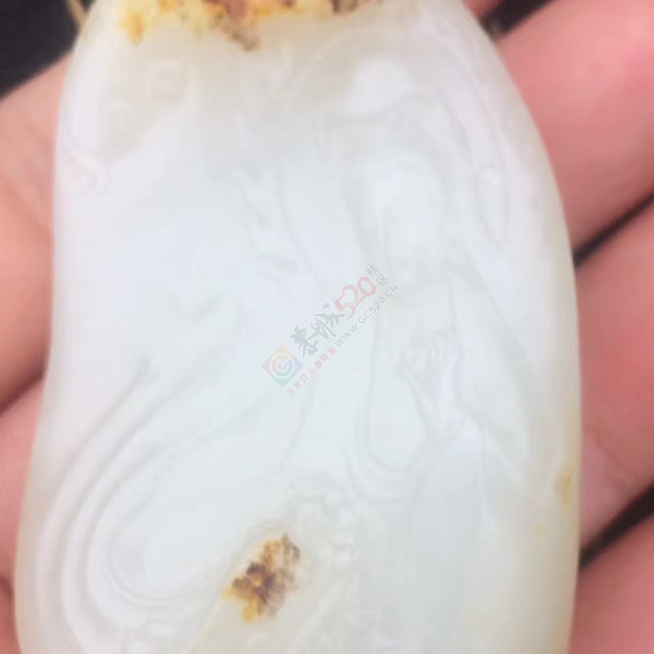 超低转让新疆和田玉籽料观音菩萨509 / 作者:晚霞行千里 / 帖子ID:199516