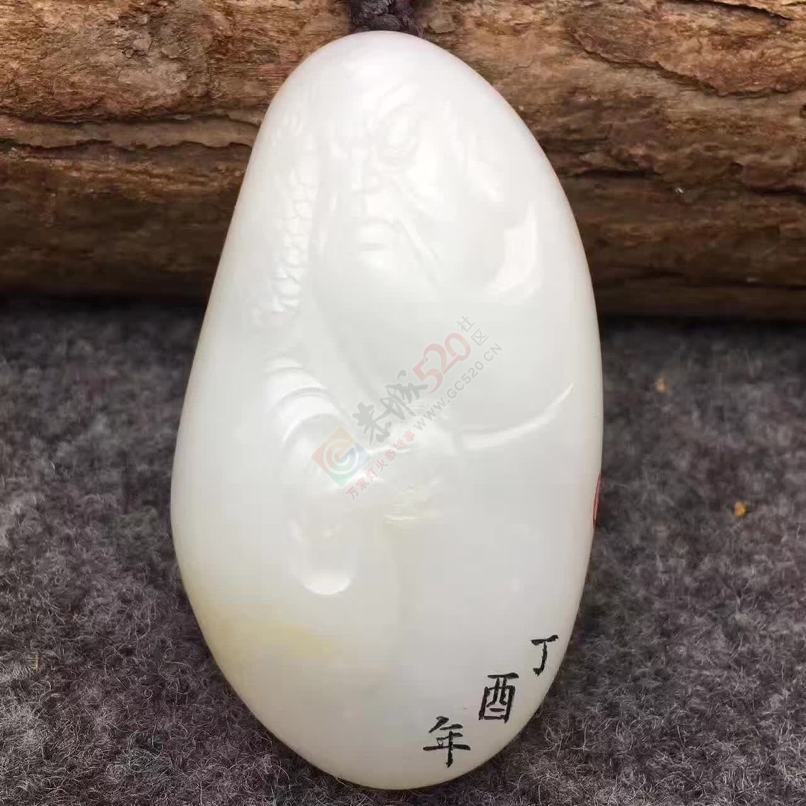 一块新疆和田羊脂玉关公781 / 作者:晚霞行千里 / 帖子ID:207868
