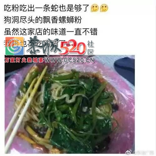 广西大学生螺蛳粉里吃出蛇最新消息：涉事粉店已停业当事女生回应了390 / 作者:jphzy / 帖子ID:232497