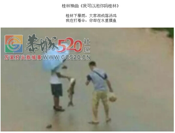《我可以泡你吗桂林》，桂林暴雨神曲朋友圈传疯了！83 / 作者:罗少爷 / 帖子ID:232810