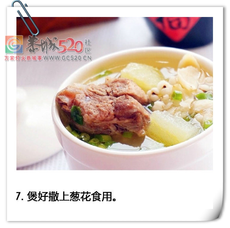 能祛湿降火的冬瓜薏米排骨汤671 / 作者:啤酒加烤串儿 / 帖子ID:235965