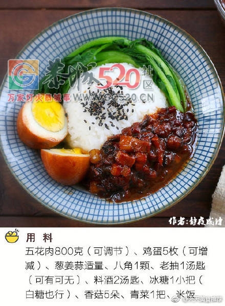 超好吃的卤肉饭，肥而不腻，浓香四溢，老少皆宜~467 / 作者:啤酒加烤串儿 / 帖子ID:236139