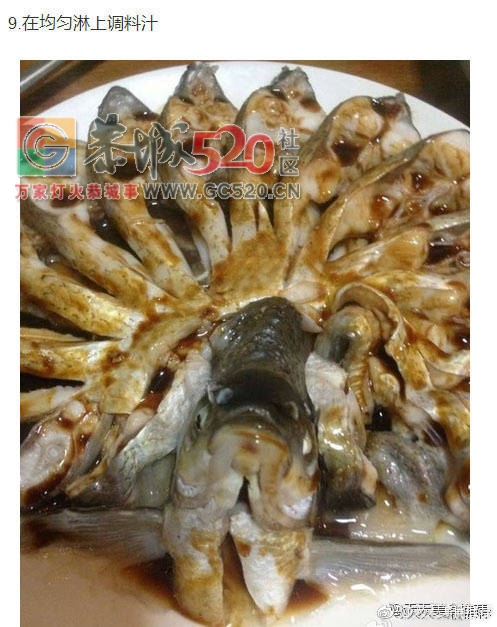 孔雀开屏清蒸鱼764 / 作者:啤酒加烤串儿 / 帖子ID:237378