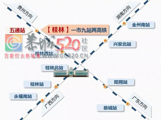 定了!桂林又一座高铁站将开通运营 未来发展不可限量691 / 作者:分类小编 / 帖子ID:259424