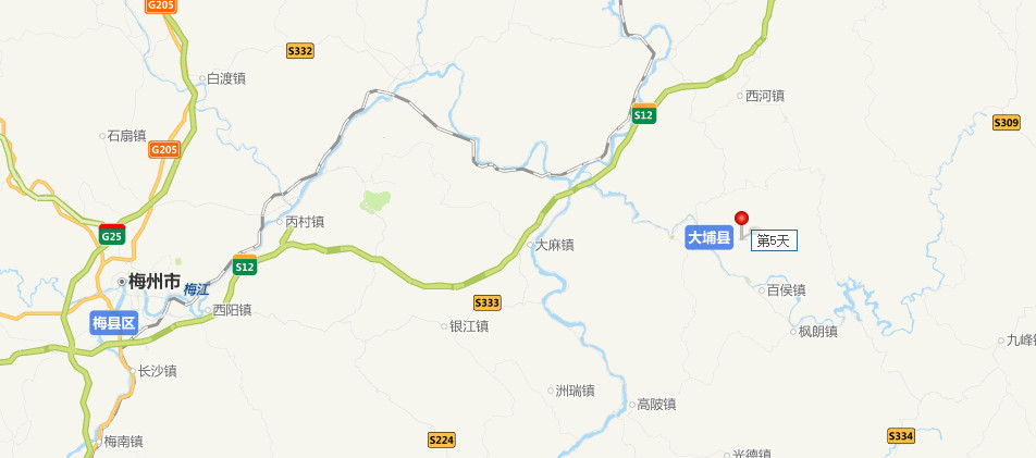 恭城三江小伙千里徒步回家过年第5天，行走61公里，已进入广东梅州370 / 作者:我一俗人 / 帖子ID:267215