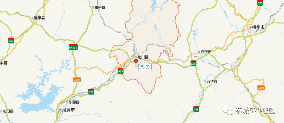 恭城三江小伙千里徒步回家过年第7天，行走70公里，到达河源龙川632 / 作者:深秋的落叶 / 帖子ID:267240