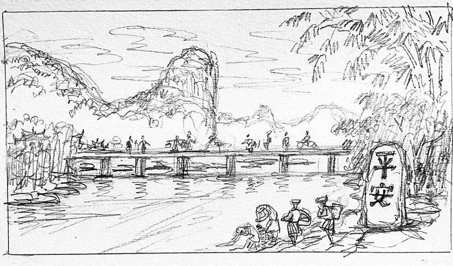 恭城金秋柿柿如意，手绘瑶乡幅幅顺心233 / 作者:箩筐索 / 帖子ID:269610
