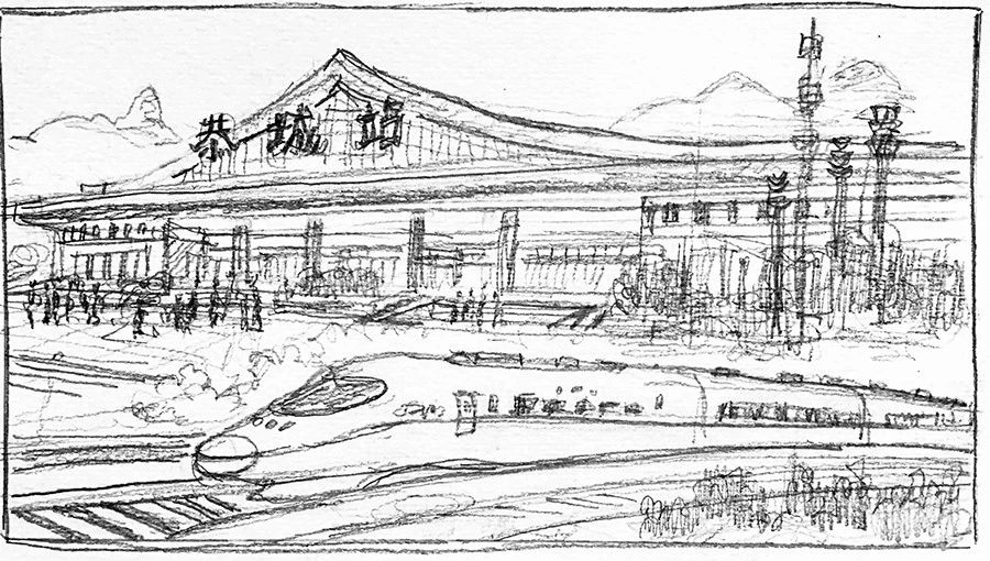 恭城金秋柿柿如意，手绘瑶乡幅幅顺心564 / 作者:箩筐索 / 帖子ID:269610