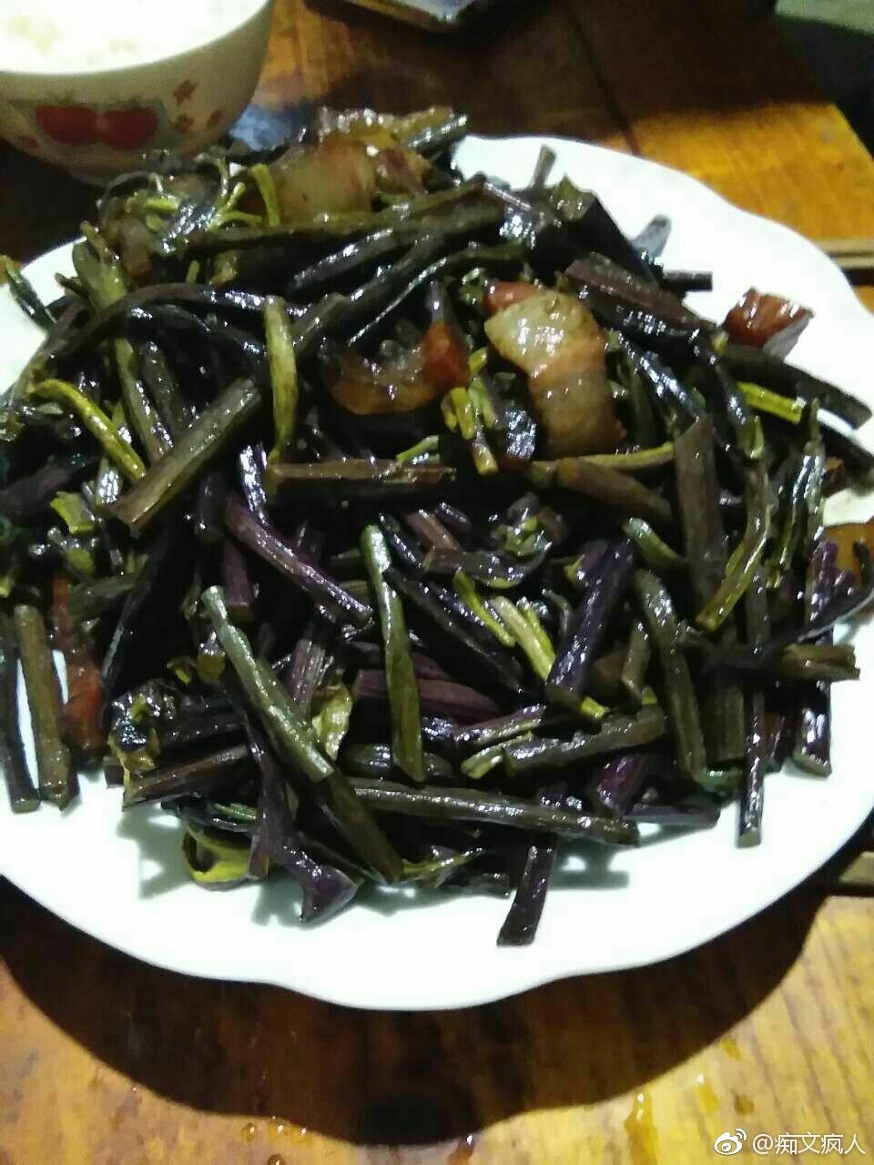 腊肉炒蕨菜，瑶山春季的“土味”479 / 作者:瑤人老李 / 帖子ID:270891