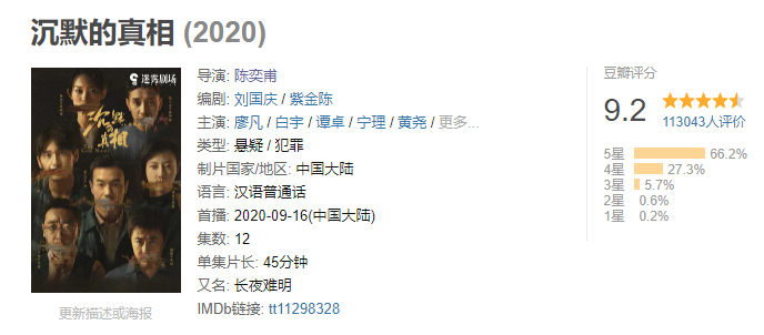 扎堆出现的9分国产剧，真正好在这儿239 / 作者:该做的事情 / 帖子ID:277335