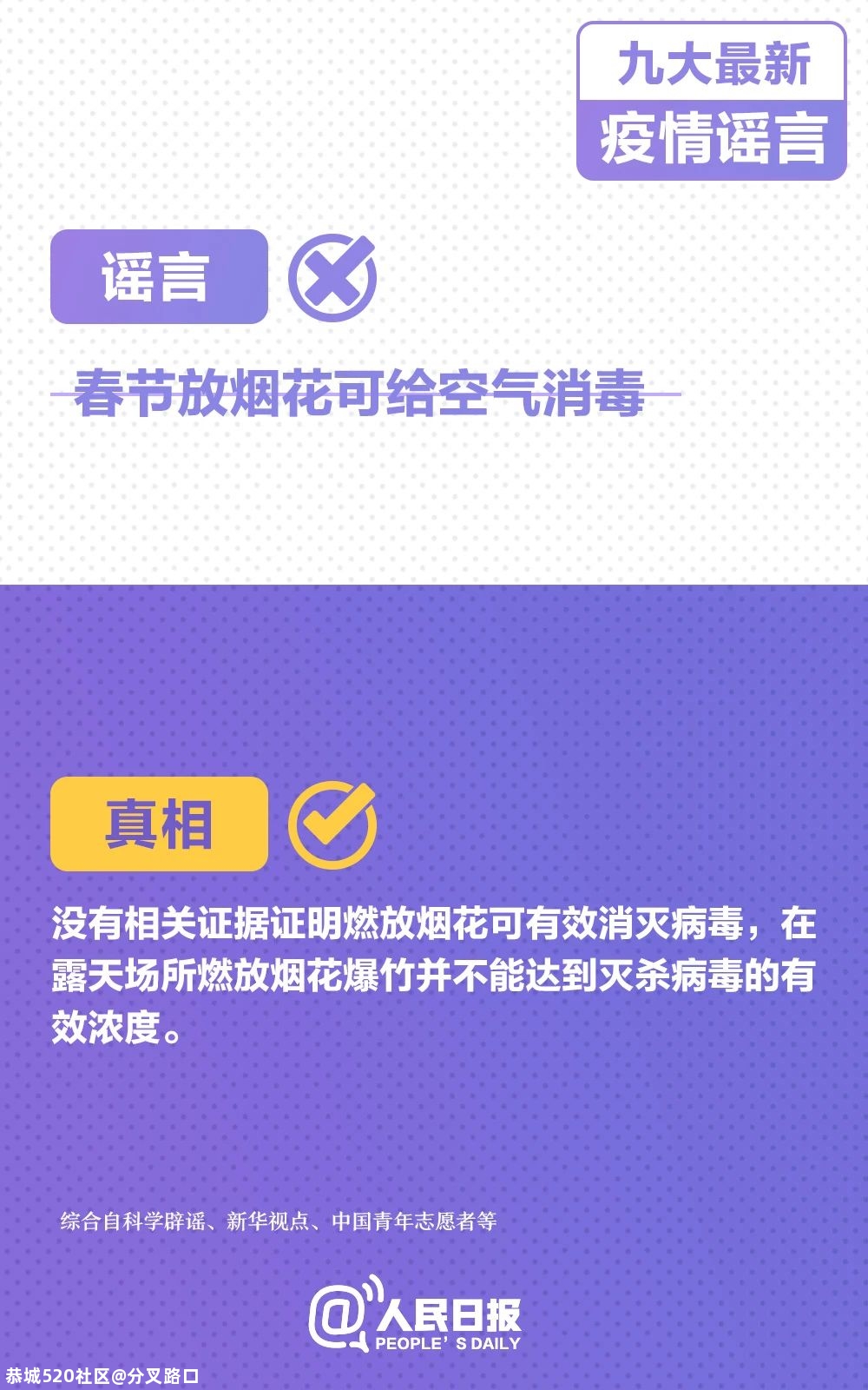 转扩！九大最新疫情谣言，千万别被骗！957 / 作者:分叉路口 / 帖子ID:281527