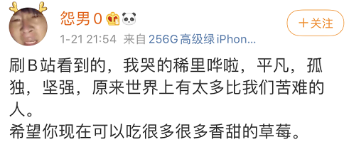 悼念B站up主墨茶official：一颗草莓能甜满人间疾苦吗？210 / 作者:闲不住a / 帖子ID:281652