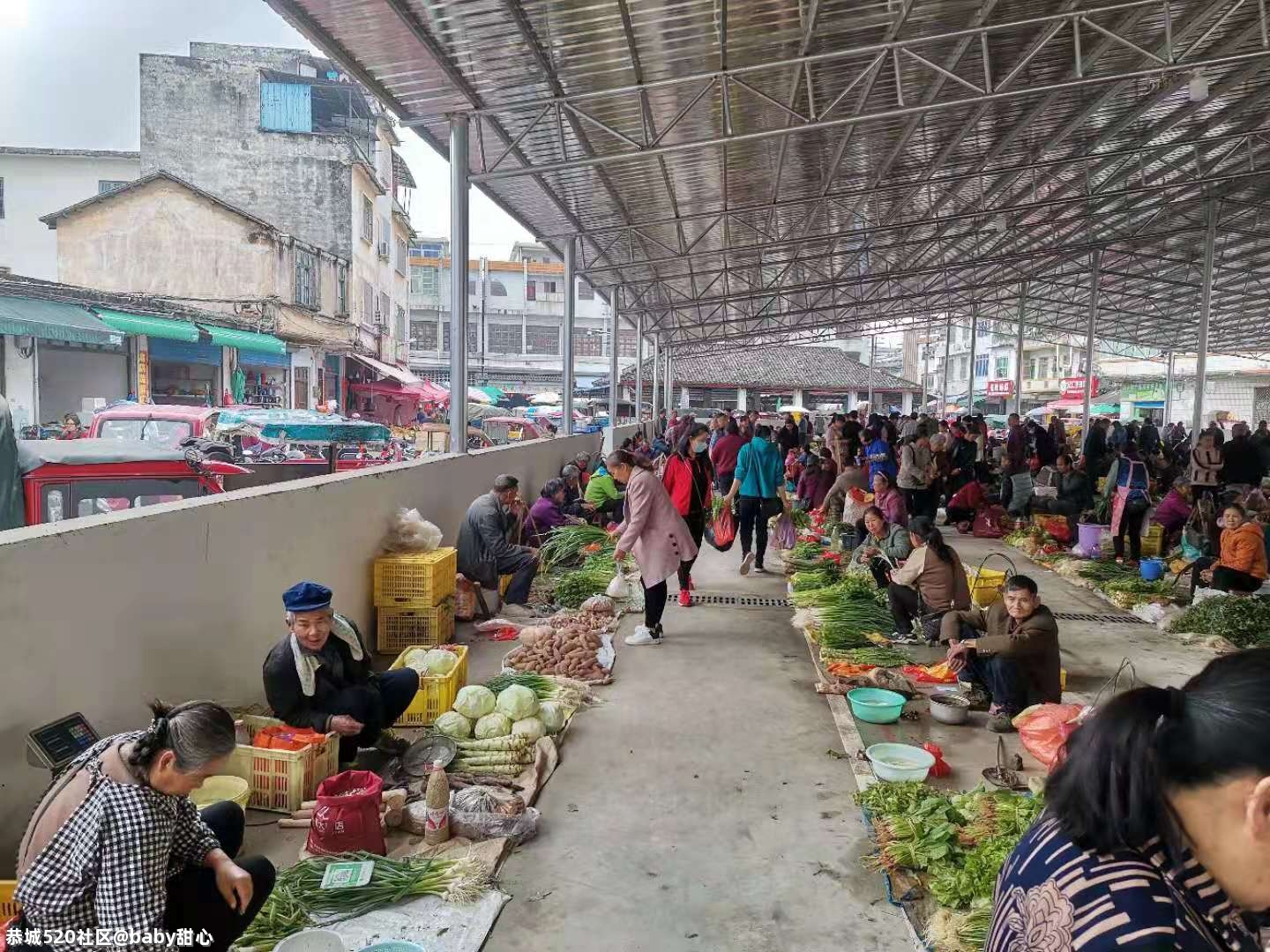 恭城菜市这个地方能用来摆摊真的是太好949 / 作者:baby甜心 / 帖子ID:283289