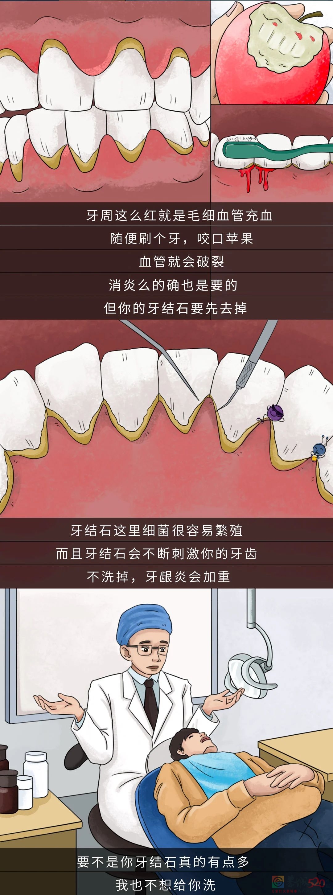 洗牙不伤牙，不洗牙才伤牙！481 / 作者:健康小天使 / 帖子ID:289656