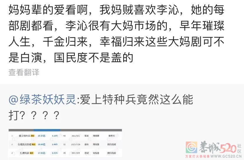 吐槽刘涛新剧土，被我妈赶出家门941 / 作者:该做的事情 / 帖子ID:290214