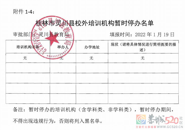 桂林最全校外培训机构黑白名单公布！971 / 作者:论坛小编01 / 帖子ID:292356