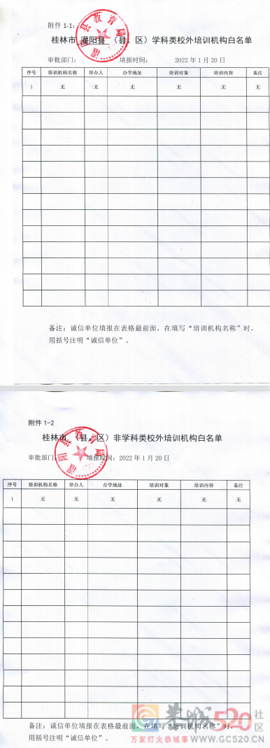 桂林最全校外培训机构黑白名单公布！761 / 作者:论坛小编01 / 帖子ID:292356