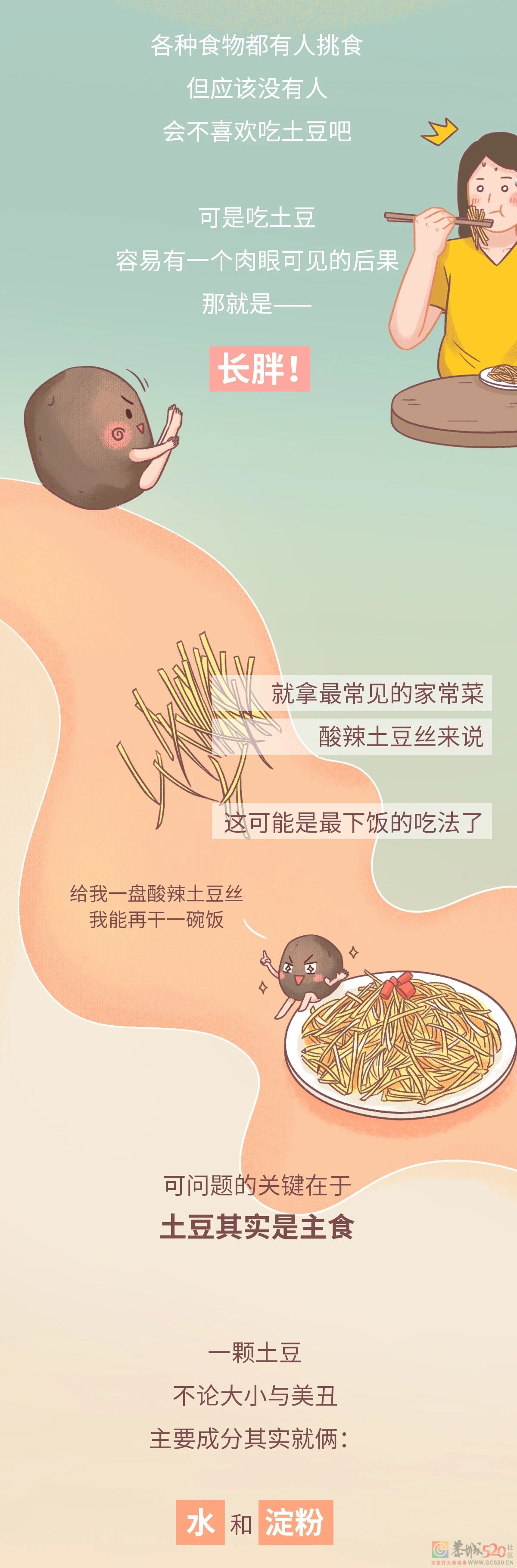 一个秘密：土豆别和米饭一起吃98 / 作者:健康小天使 / 帖子ID:295100