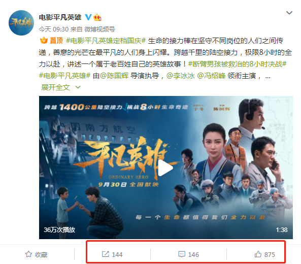 预售9小时票房破千万，国庆档最大赢家是它？221 / 作者:该做的事情 / 帖子ID:299779