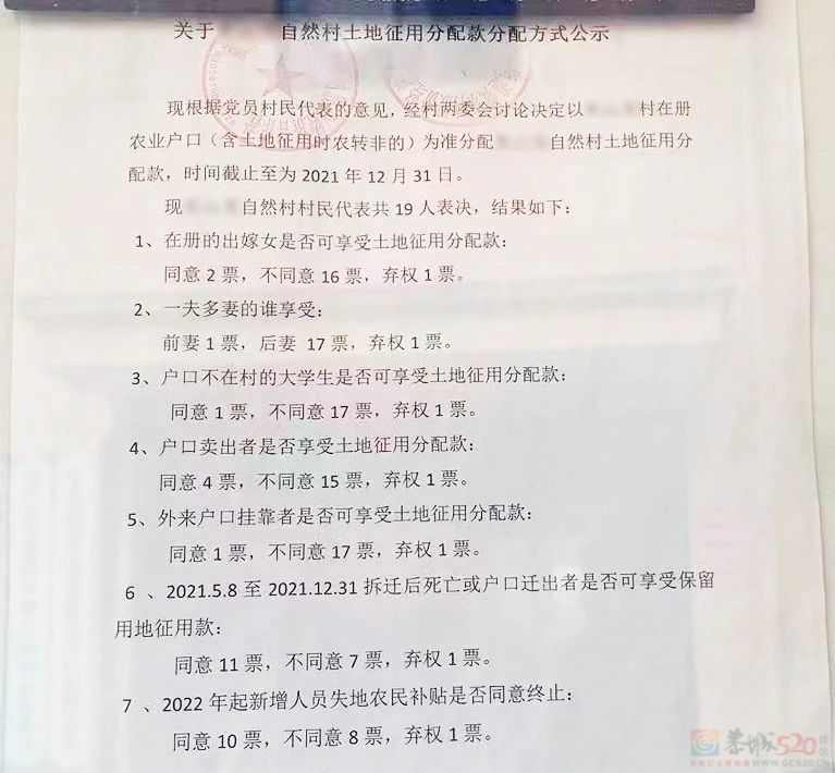 外嫁女，不配分地？633 / 作者:儿时的回忆 / 帖子ID:312042