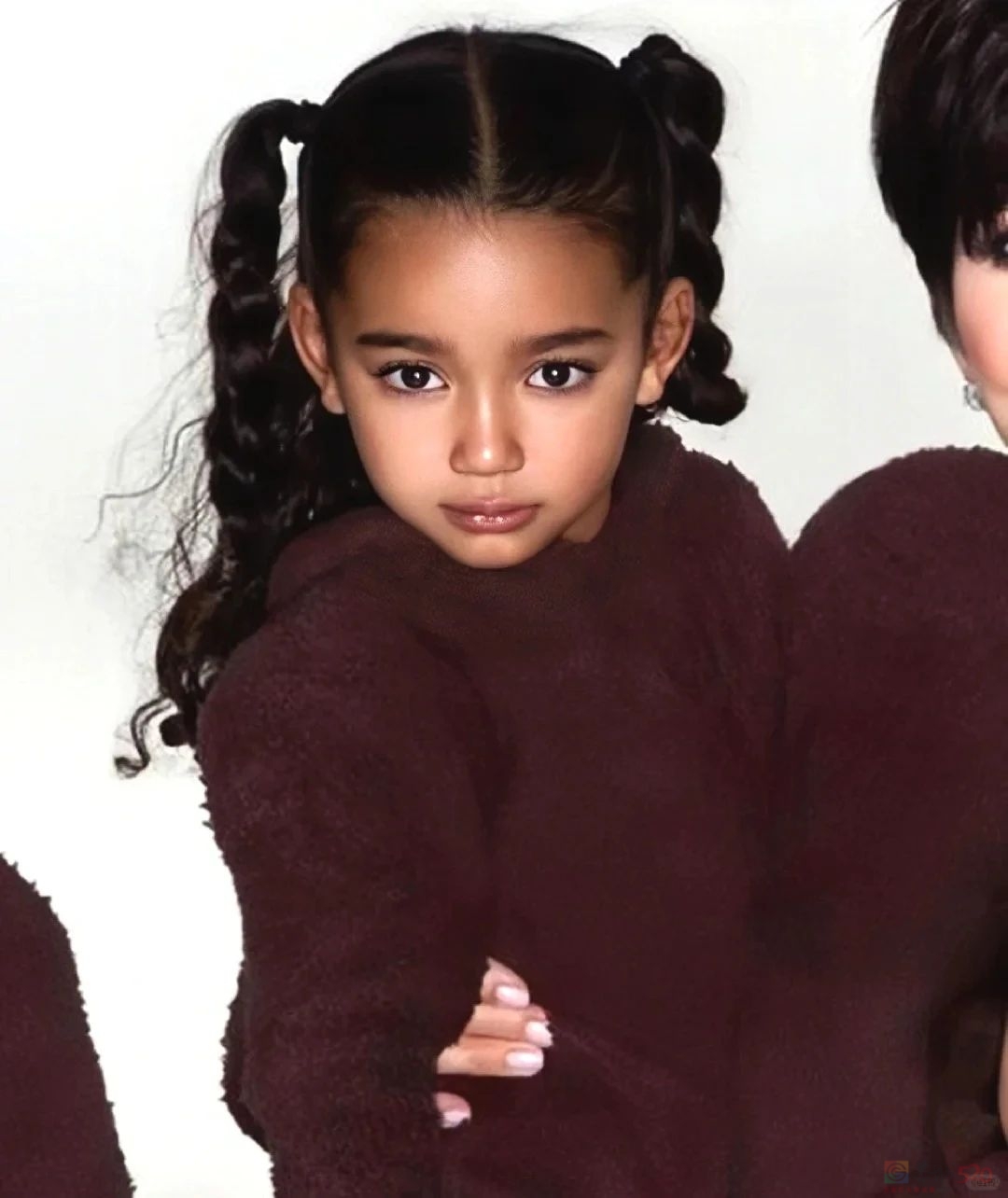 卡戴珊花10亿养的女儿被夸“世界最美”，看到照片我沉默了...79 / 作者:放眼看世界 / 帖子ID:313379