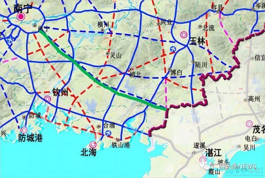 连接广西和广东！今年将推进这些高速公路和铁路630 / 作者:尹以为荣 / 帖子ID:314477