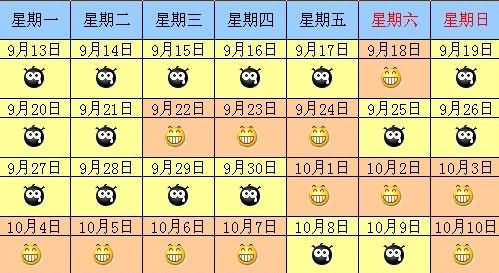 国庆放假表情图760 / 作者:结局、丆過如此 / 帖子ID:934