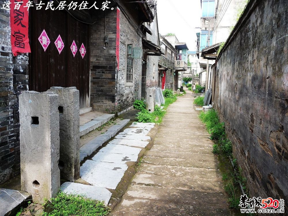 县城内的一条古老街道和古建筑。164 / 作者:平安大叔 / 帖子ID:3466