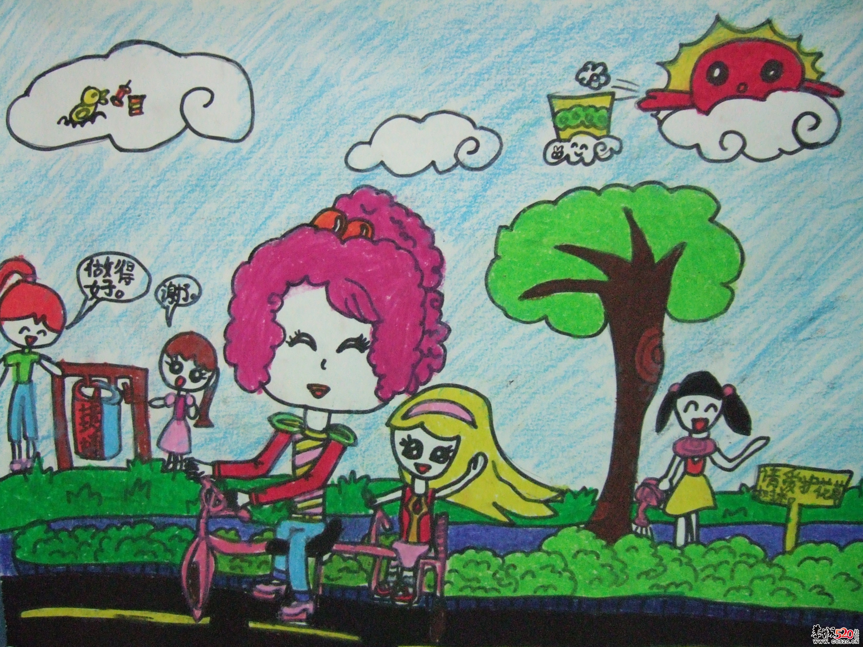 小孩画的126 / 作者:小雨点 / 帖子ID:4586