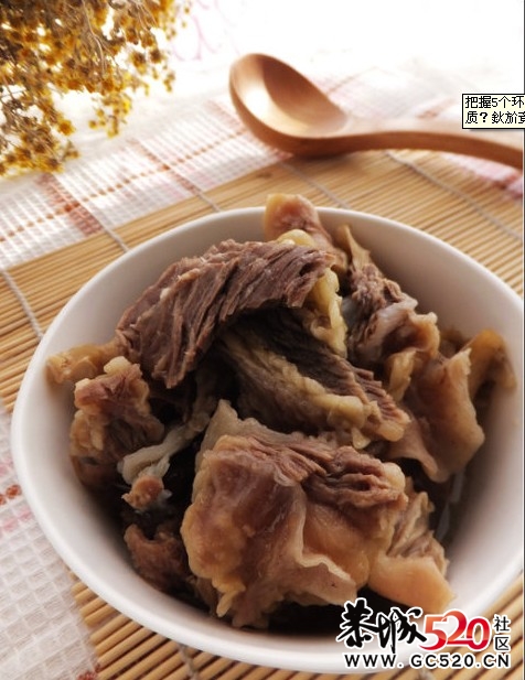 清炖牛腩-把握5个环节就可以使炖出的牛肉汤清亮无需过滤杂质864 / 作者:糖醋排骨 / 帖子ID:6025