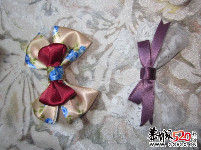 亲自手工制作蝴蝶结发饰~~233 / 作者:listening~云说 / 帖子ID:6249