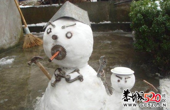 今年冬天，你可以这样堆雪人606 / 作者:火星娃崽 / 帖子ID:6767