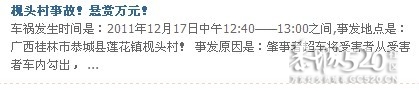 肇事逃逸！冤魂难安！恳请目击者帮忙揪出杀人犯！527 / 作者:城鱼——燕回 / 帖子ID:7484