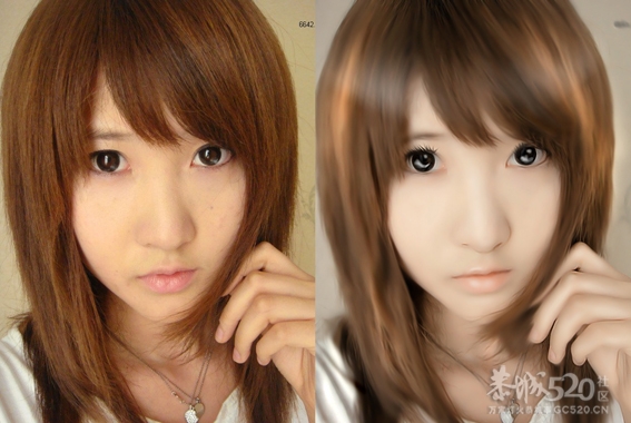 玩简单美女转手绘。882 / 作者:小昆 / 帖子ID:8644