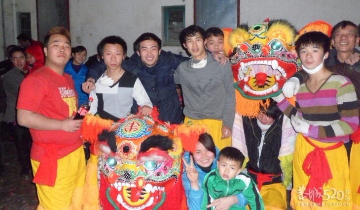 后街舞狮闹元宵150 / 作者:恭城龙狮戏凤 / 帖子ID:9323