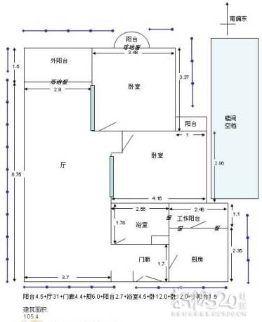 怎样测量房屋的实际面积793 / 作者:路人甲 / 帖子ID:9971