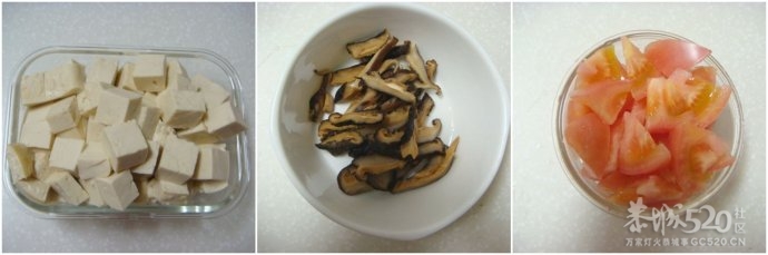 西红柿烧豆腐【给伤病员的清淡美食】330 / 作者:爱笑的眼睛 / 帖子ID:10681
