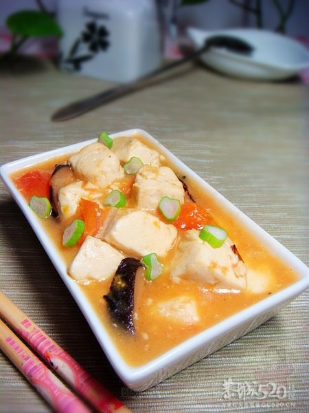 西红柿烧豆腐【给伤病员的清淡美食】552 / 作者:爱笑的眼睛 / 帖子ID:10681