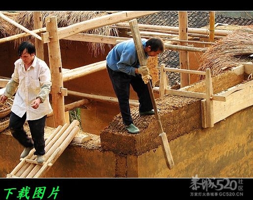恭城农村的夯土墙屋492 / 作者:平安大叔 / 帖子ID:12329
