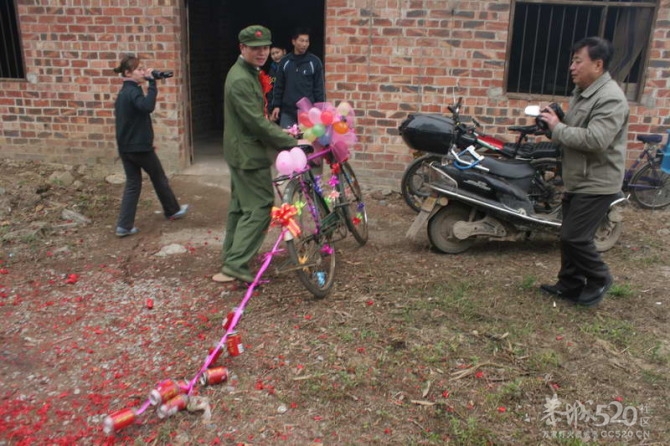 武鸣经典低碳环保婚礼，比起豪车要好多了。值得推崇！773 / 作者:扯卵谈 / 帖子ID:12401