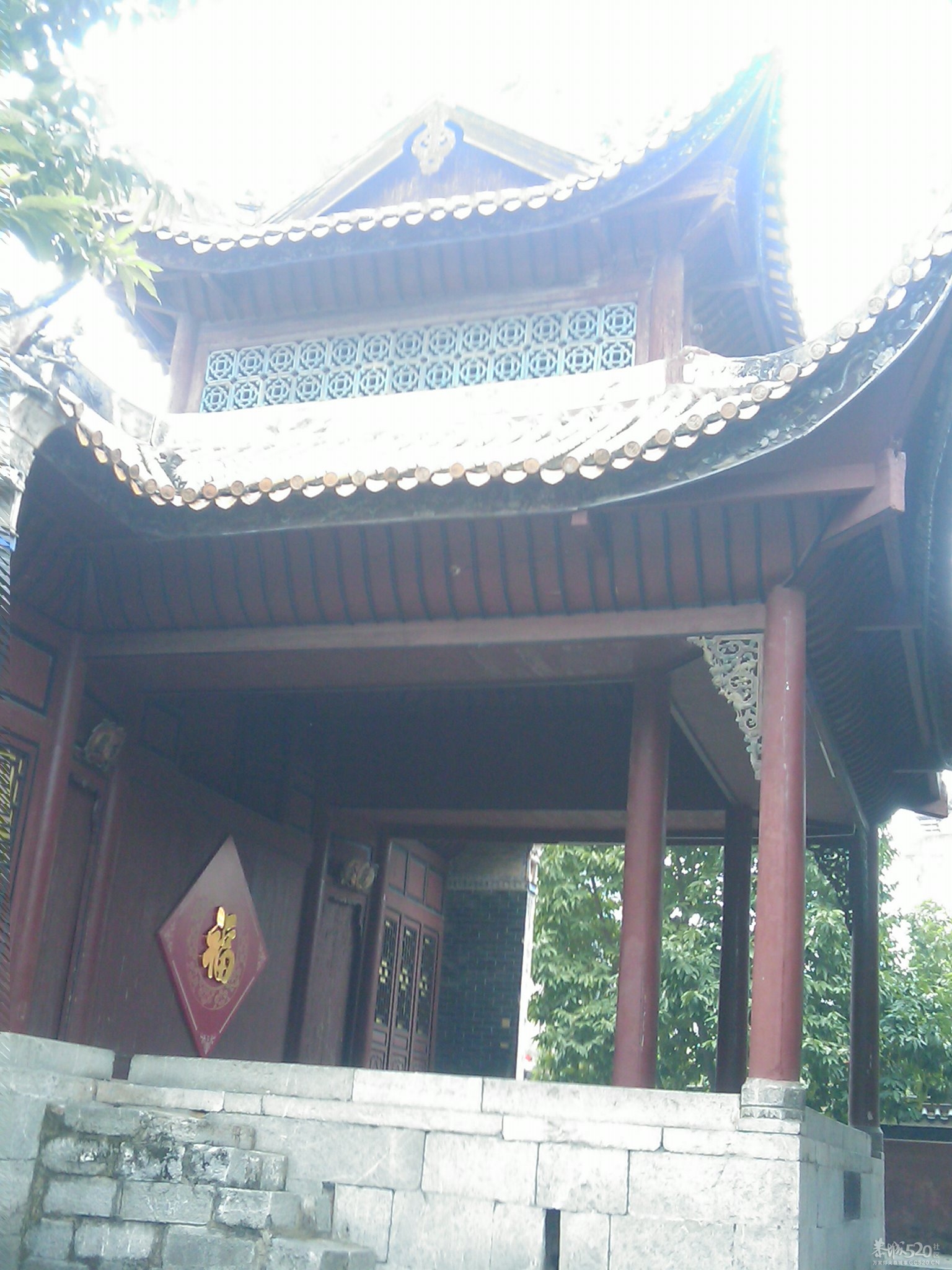 武庙戏台前面的一木柱应尽快修复（附图）301 / 作者:ssql / 帖子ID:12141