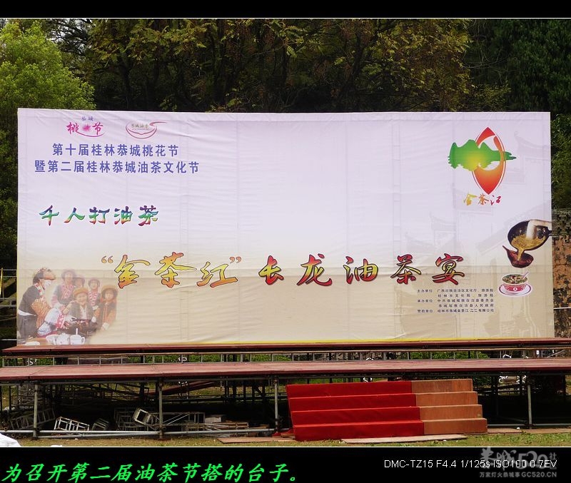 我县为开办油茶节正在搭建油茶长廊。813 / 作者:平安大叔 / 帖子ID:12491