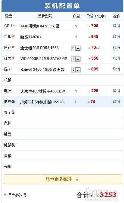 出一台黑盒955中端电脑907 / 作者:抽烟喝酒我不会 / 帖子ID:13639