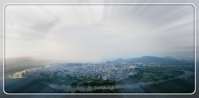 恭城全景'着天晚上8点钟才下山339 / 作者:瑶乡看兰 / 帖子ID:15937